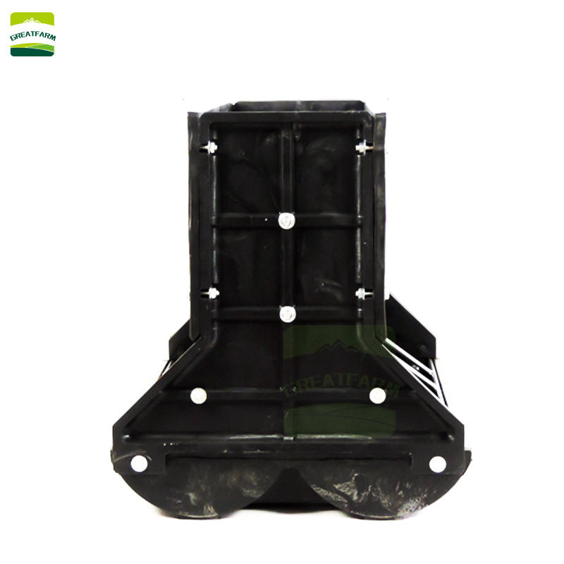 Piglet feeder automatic pig feeding system black color piglet plastic double side pig feeder for pig farm
