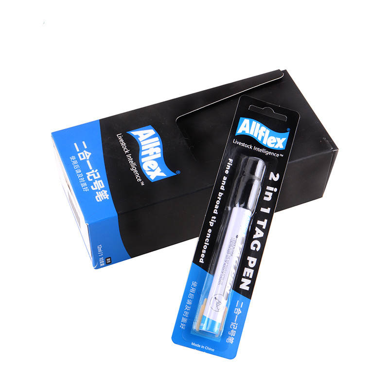 Livestock Animal Ear Tag Marker Pen Black Color