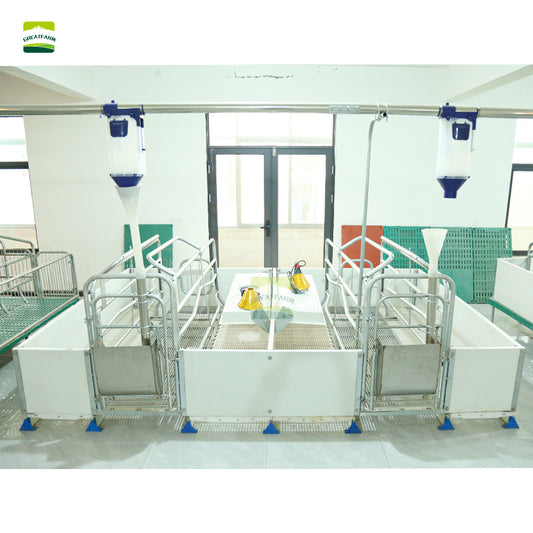 european style pig farm equipment animal cages used in pig farm farrowing crates maternity cage for sow